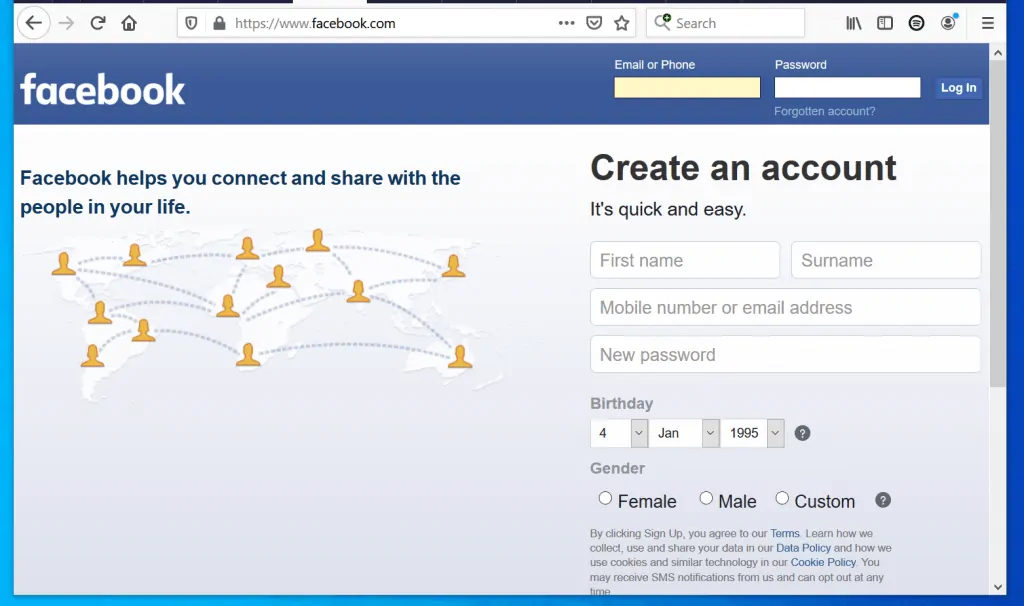 How to Change Facebook URL from a PC (Facebook.com)