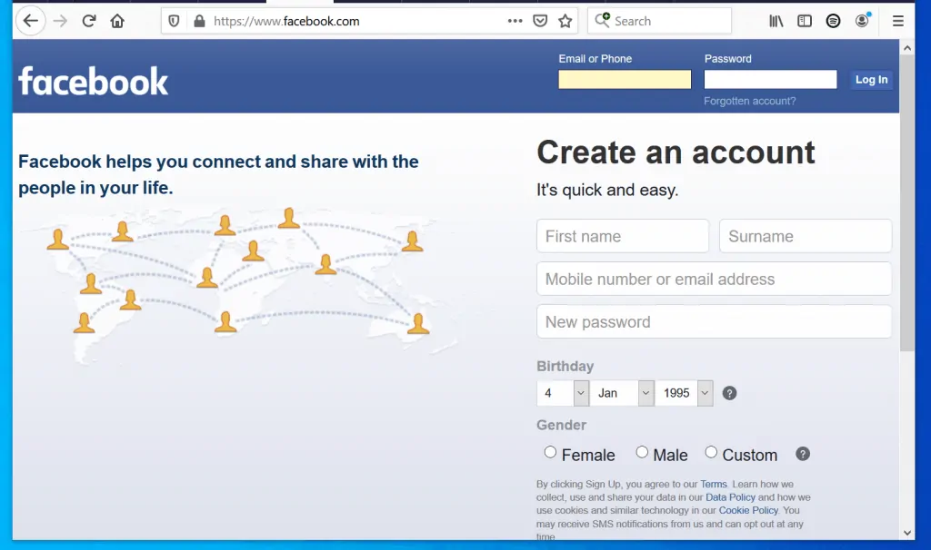 How to change language on facebook itechguides