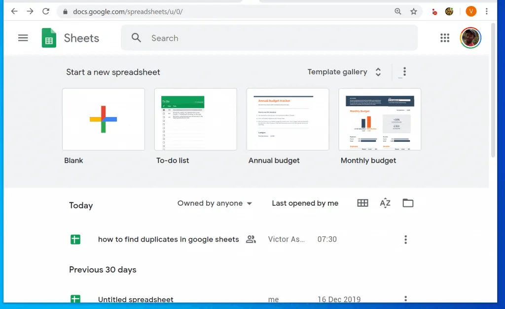 How to Search in Google Sheets from a PC