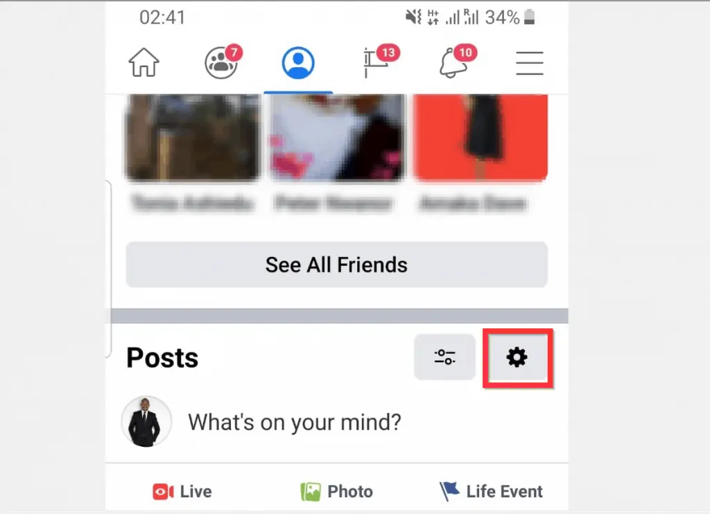 How to Delete all Posts on Facebook from Android