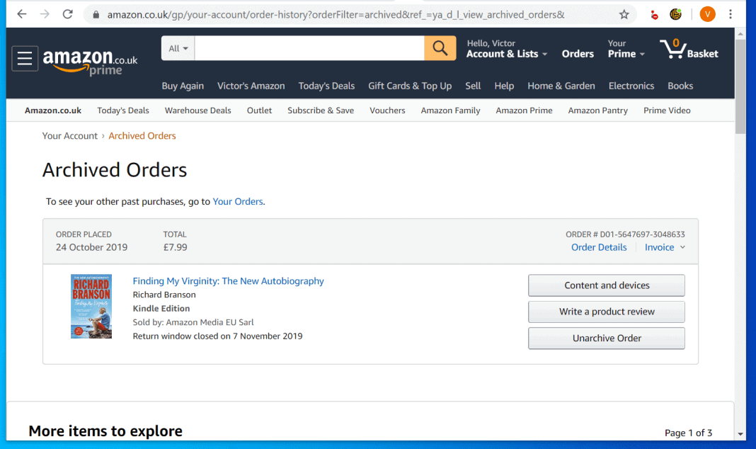 How To Find Archived Orders On Amazon (2 Methods)