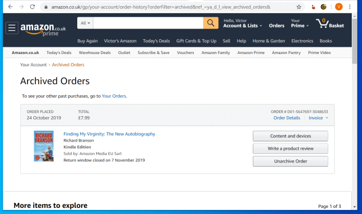 How To Find Archived Orders On Amazon (2 Methods)
