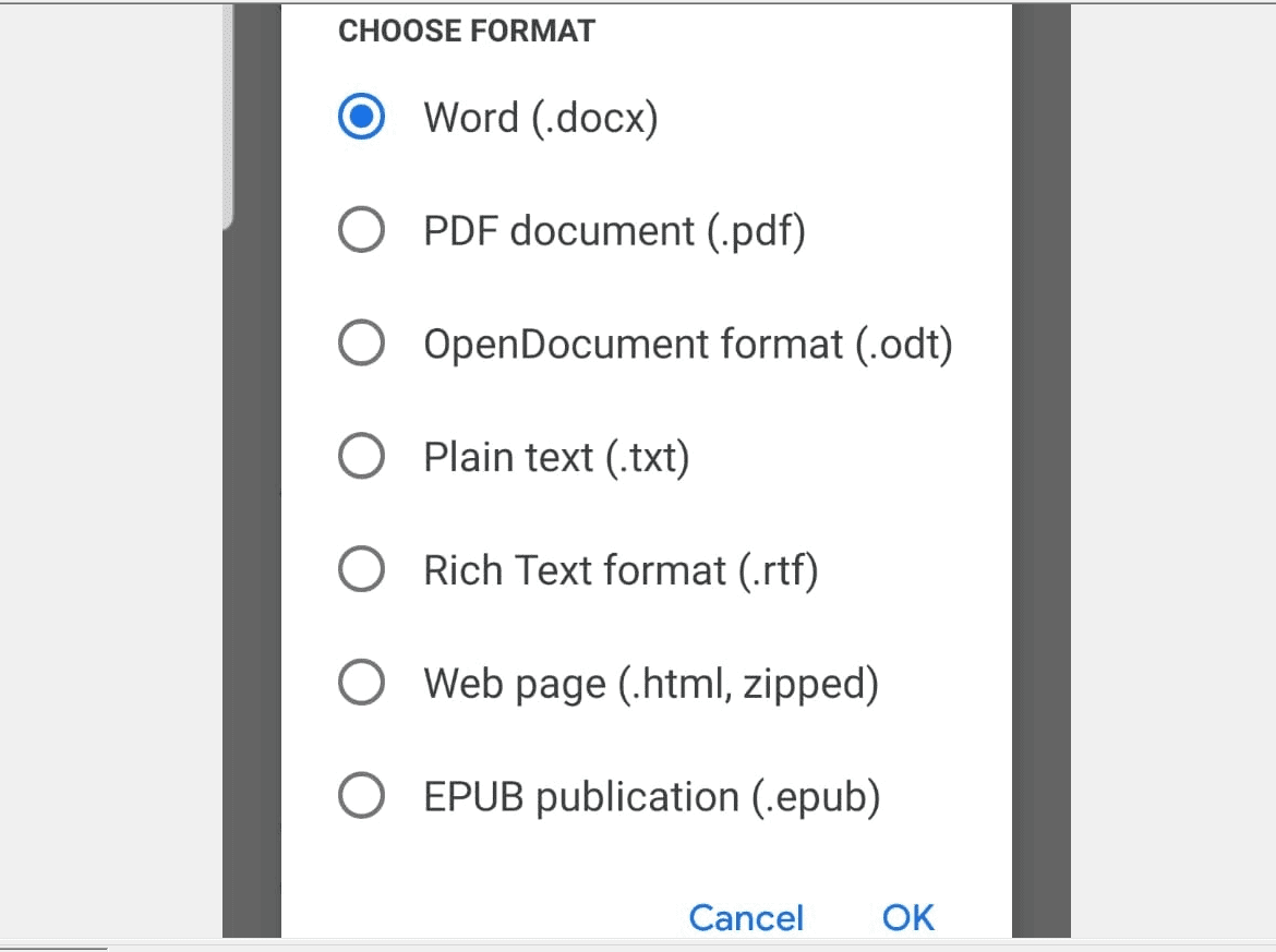 How to email a google doc from a pc android or iphone