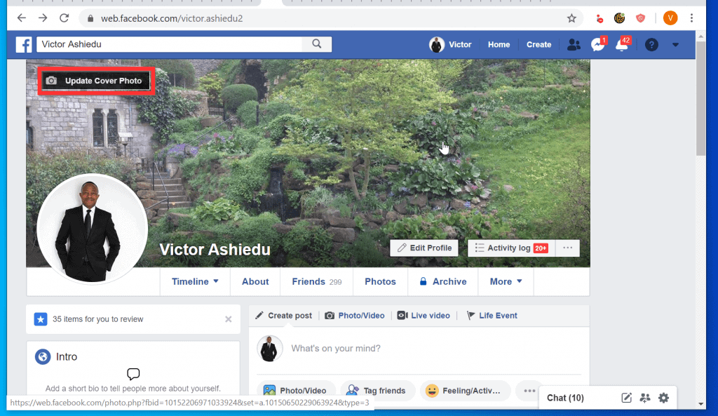 how to change a page cover photo on facebook