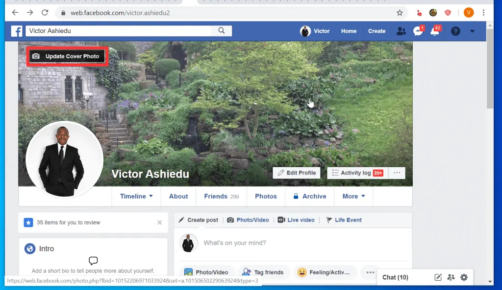 How to Change Cover Photo on Facebook from a PC
