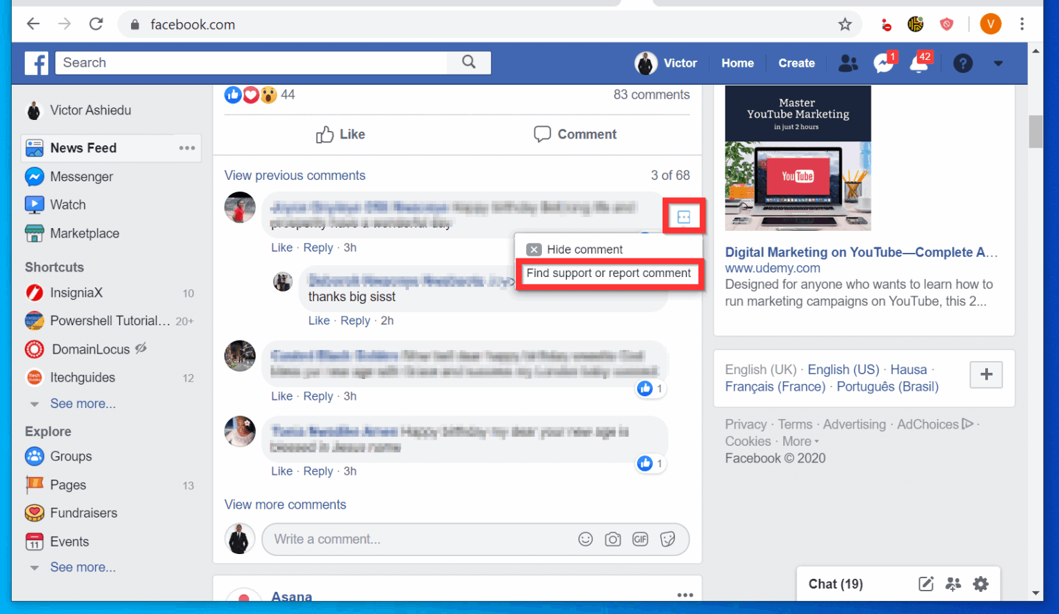 How to Report Someone on Facebook from a PC, Android or IPhone