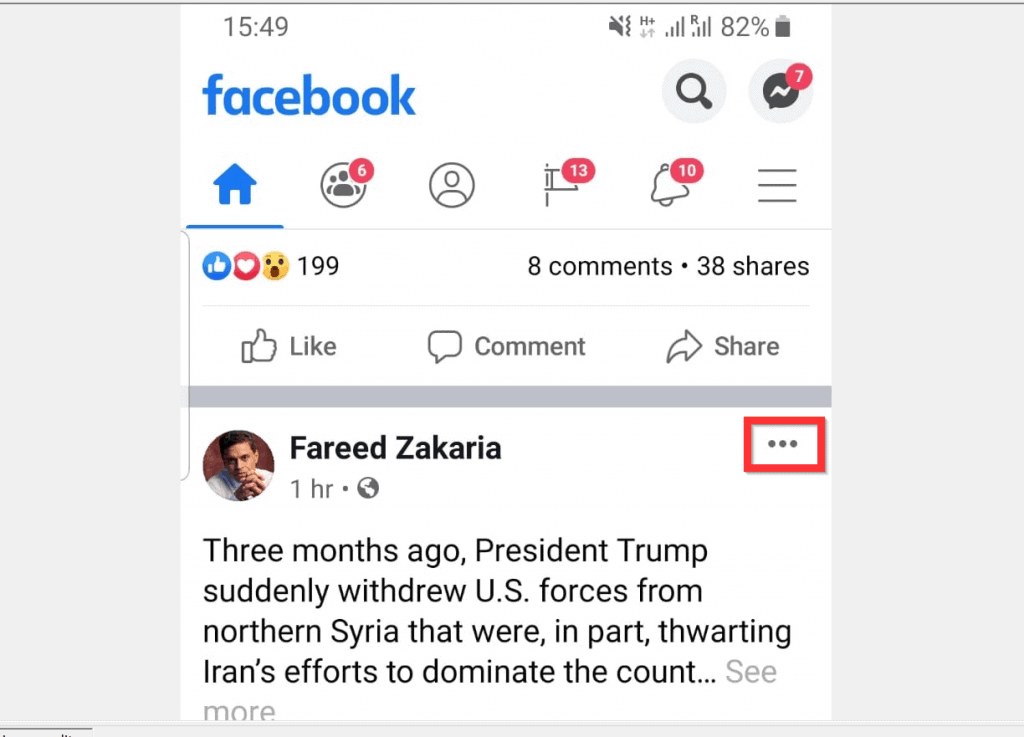 How to Report a Facebook Post from Android or iPhone