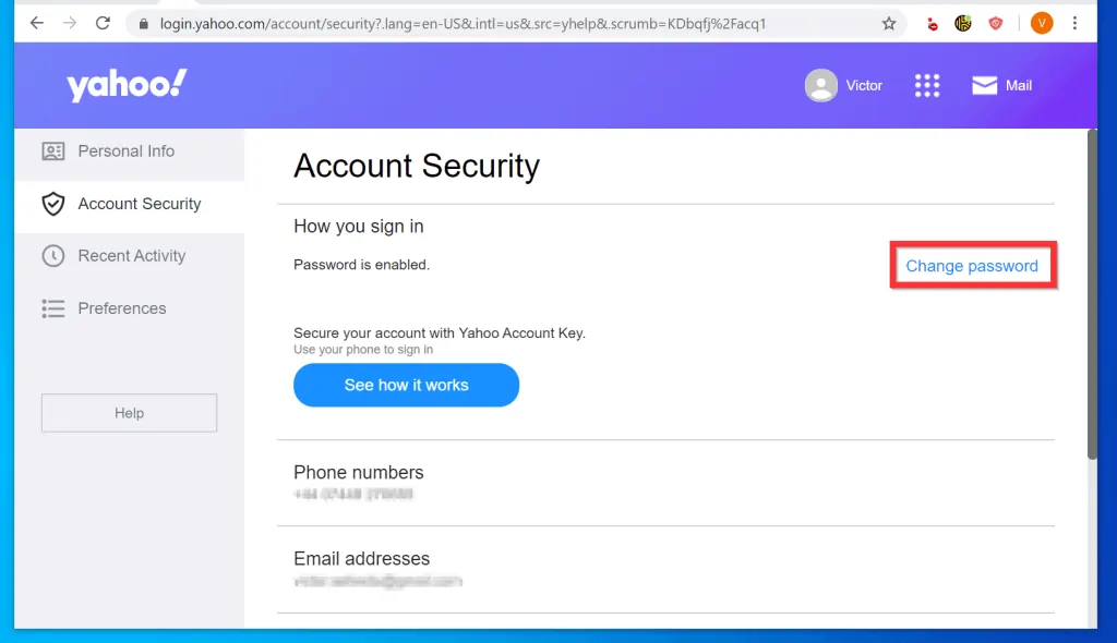 How to Change Yahoo Mail Password from a PC
