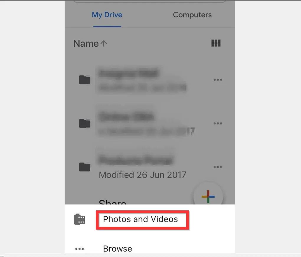 How to Upload Photos to Google Drive from iPhone