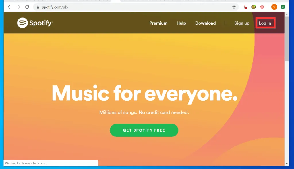 Before You Unlink Spotify from Facebooka, Change Spotify Password
