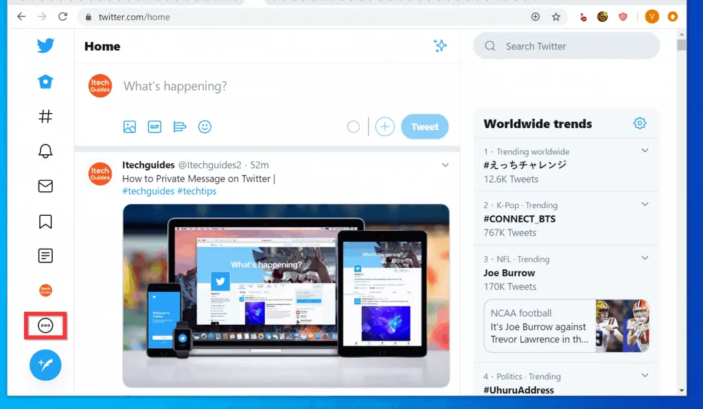 How to Logout of Twitter App from a PC