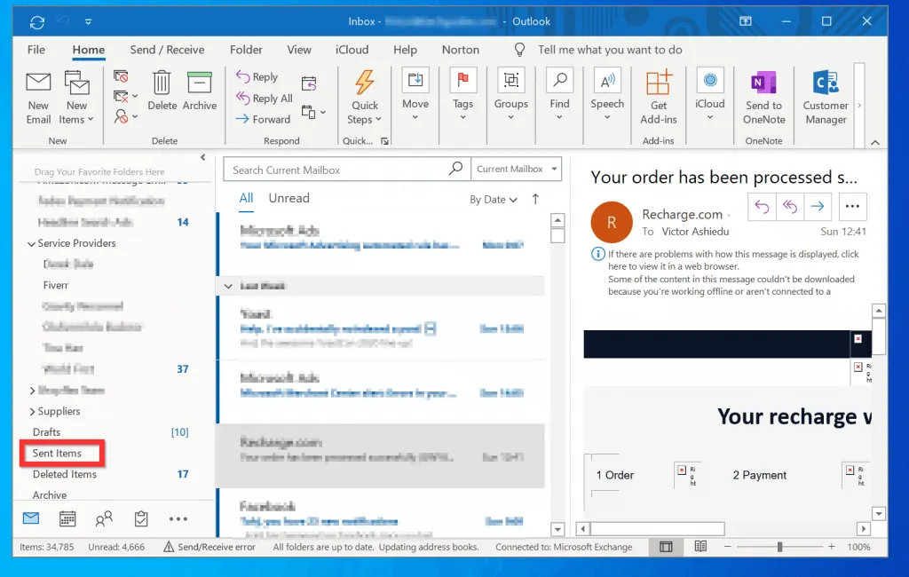 How to Recall an Email in Outlook