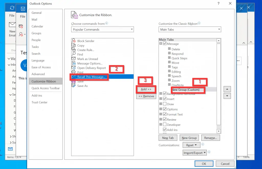 How to Recall an Email in Outlook