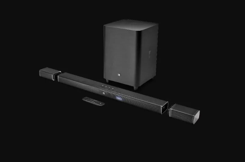 Best Wireless Surround Sound System: JBL Bar 5.1 4K Ultra HD 5.1 Soundbar