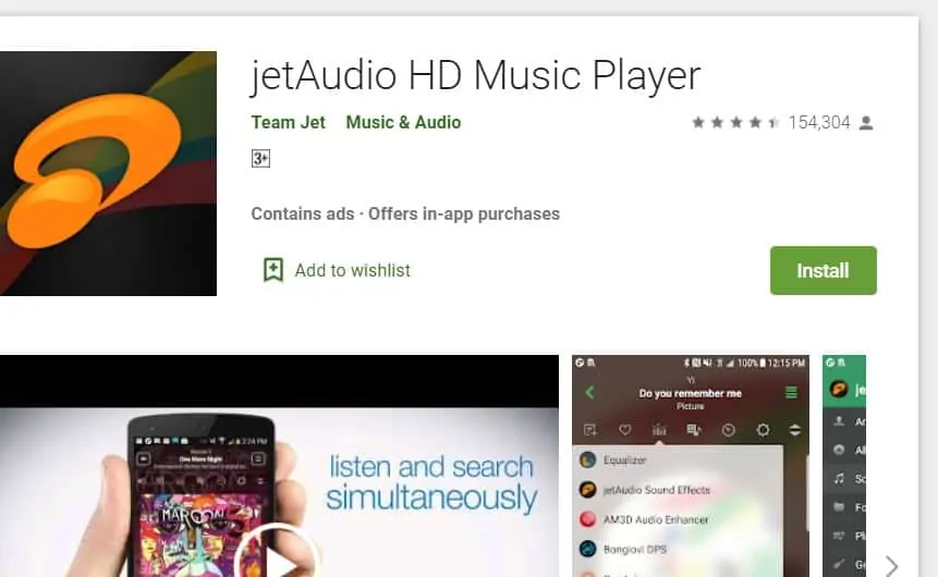 Best Android Music Player: JetAudio HD player
