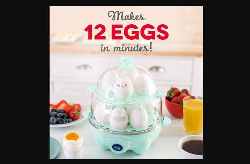 Mothers Day Gifts ideas For Wife: Dash DEC012AQ Deluxe Rapid Egg Cooker