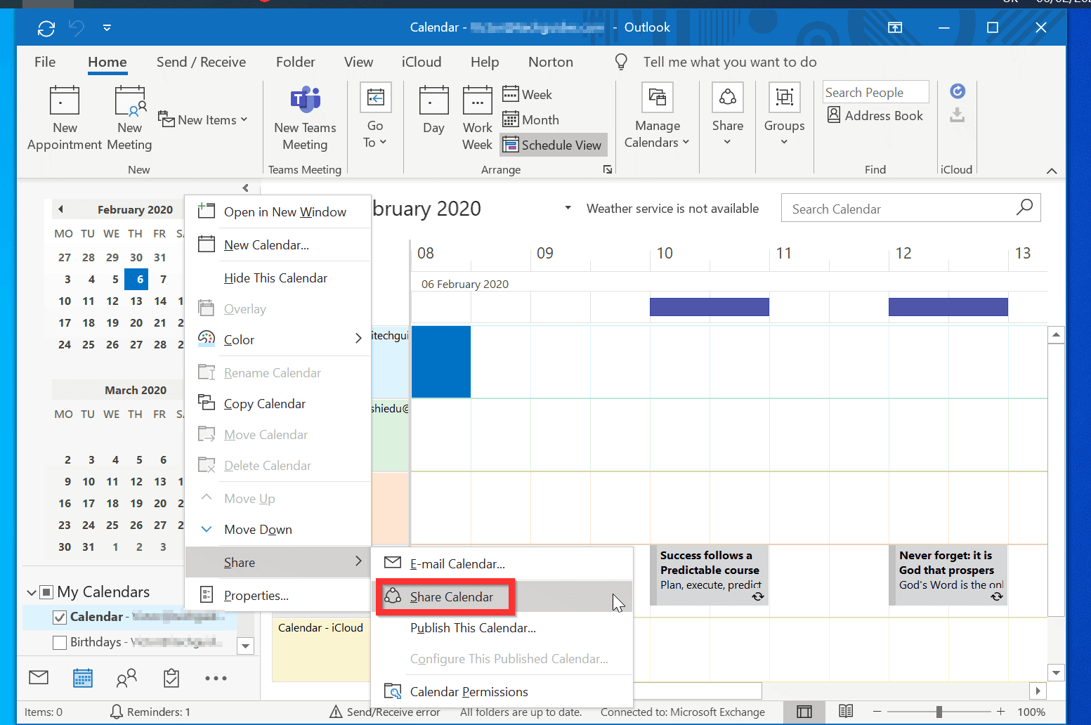 How to Share Outlook Calendar (3 Methods)