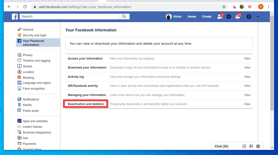 how to deactivate facebook account on pc how to deactivate facebook account on pc