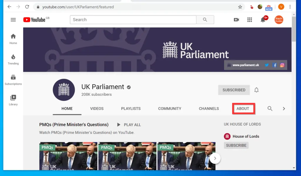 How to Block YouTube Channels from a PC (YouTube.com)