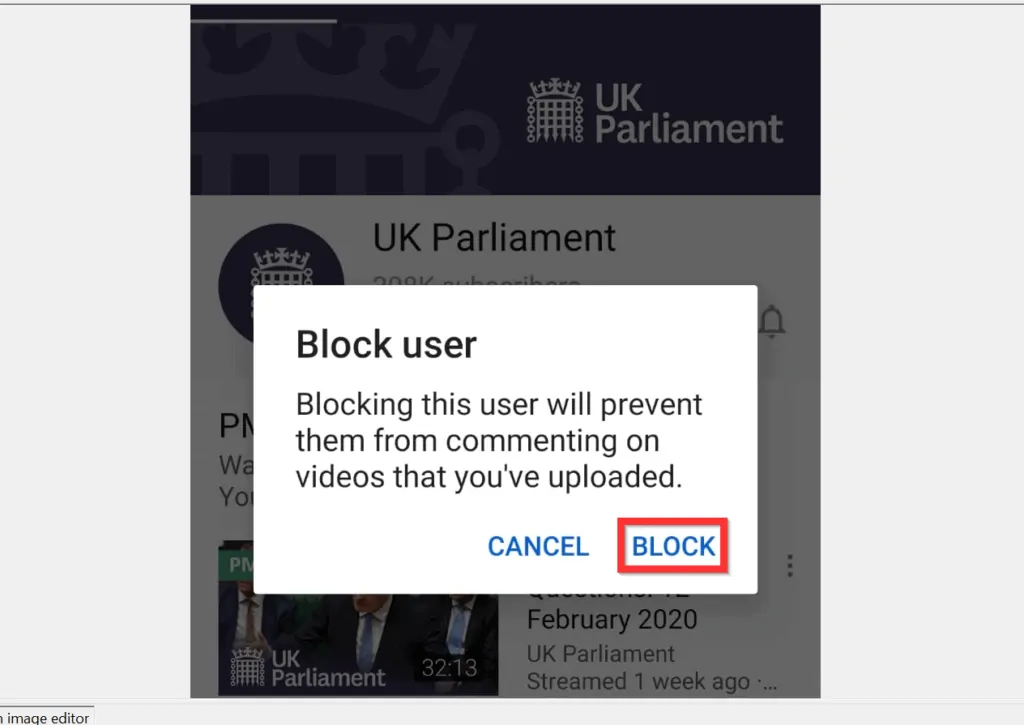 How to Block YouTube Channels from Android