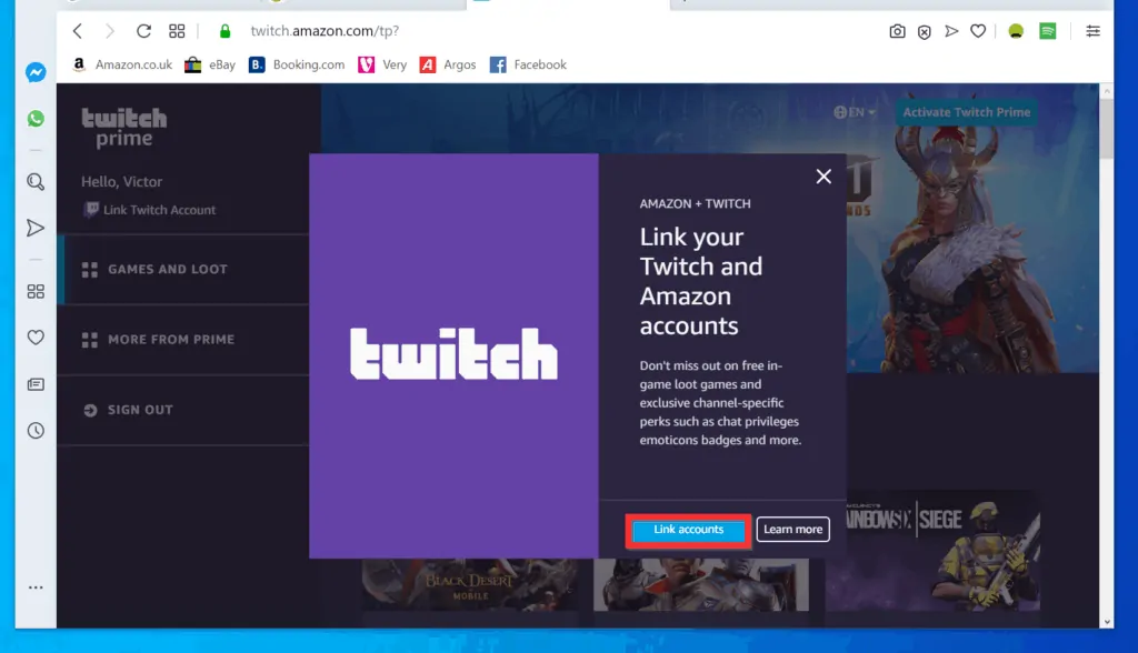 How to Link Amazon to Twitch Itechguides