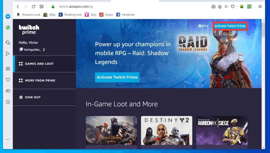 How to Link Amazon to Twitch Itechguides