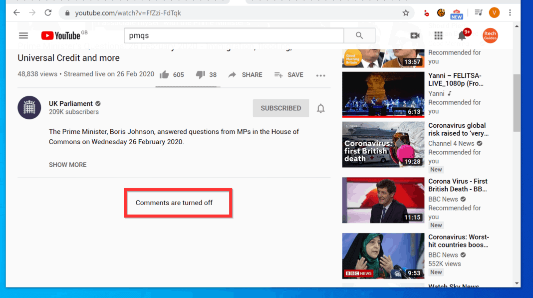How to Comment on YouTube - Itechguides