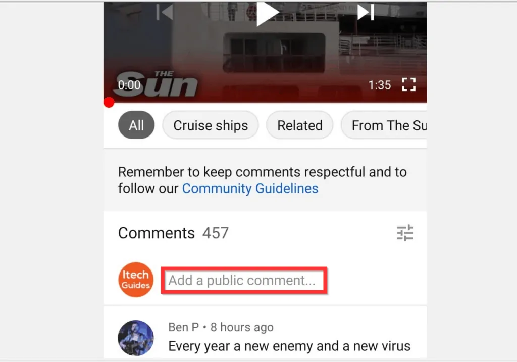 How to Comment on YouTube from Android or iPhone