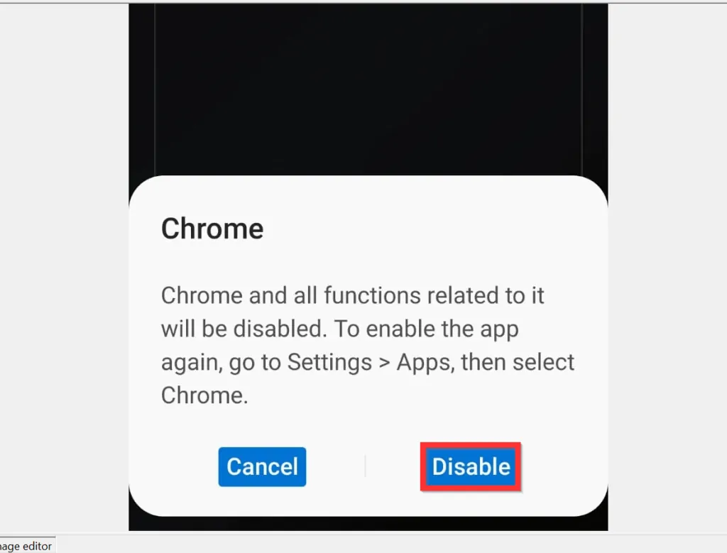 How to Uninstall Google Chrome from Android
