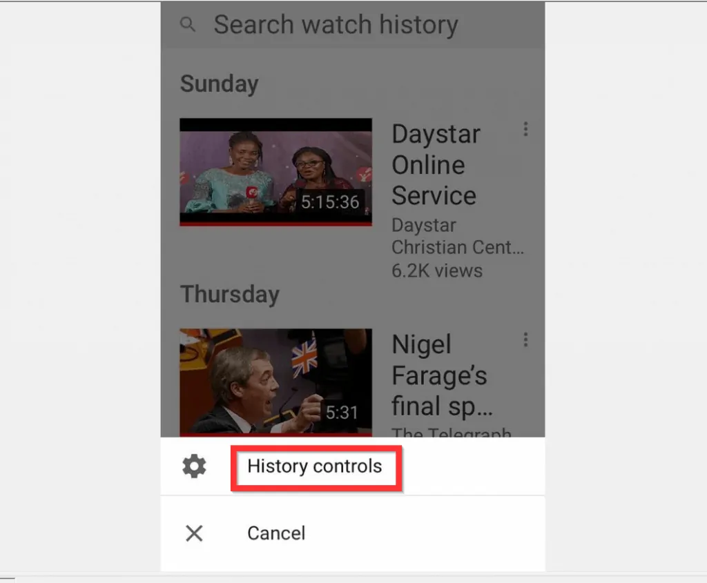 How to Clear YouTube History from Android and iPhone Apps