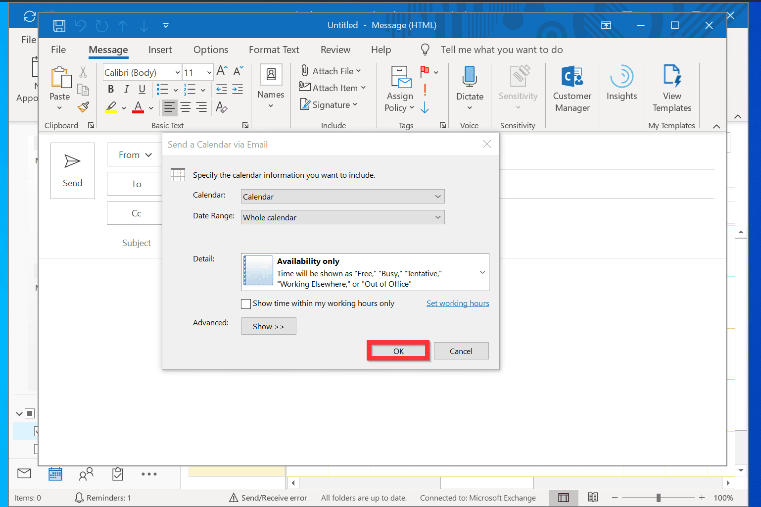 How Do You Share An Outlook Calendar 