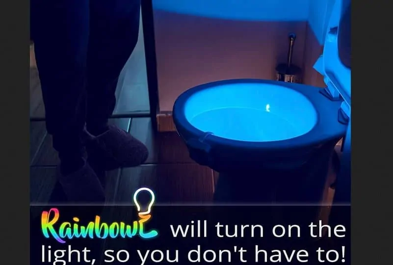 Housewarming Gift Ideas: Toilet Bowl Night Light 