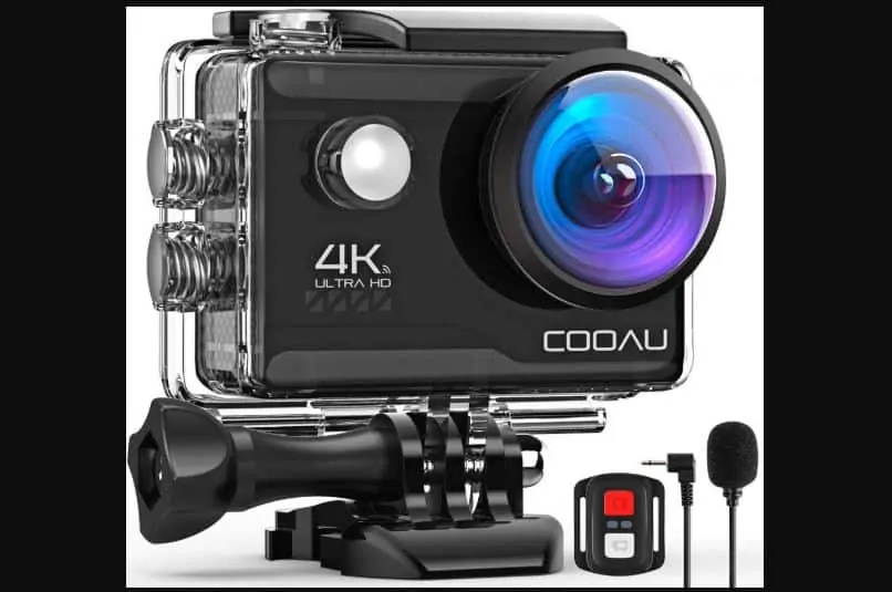 Best Waterproof Cameras: COOAU 4K 20MP Wi-Fi Action Camera 