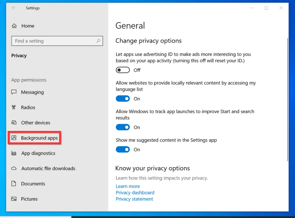 How to Stop Skype from Starting Automatically on Windows 10 - Step 1: Disable Skype in Background Apps
