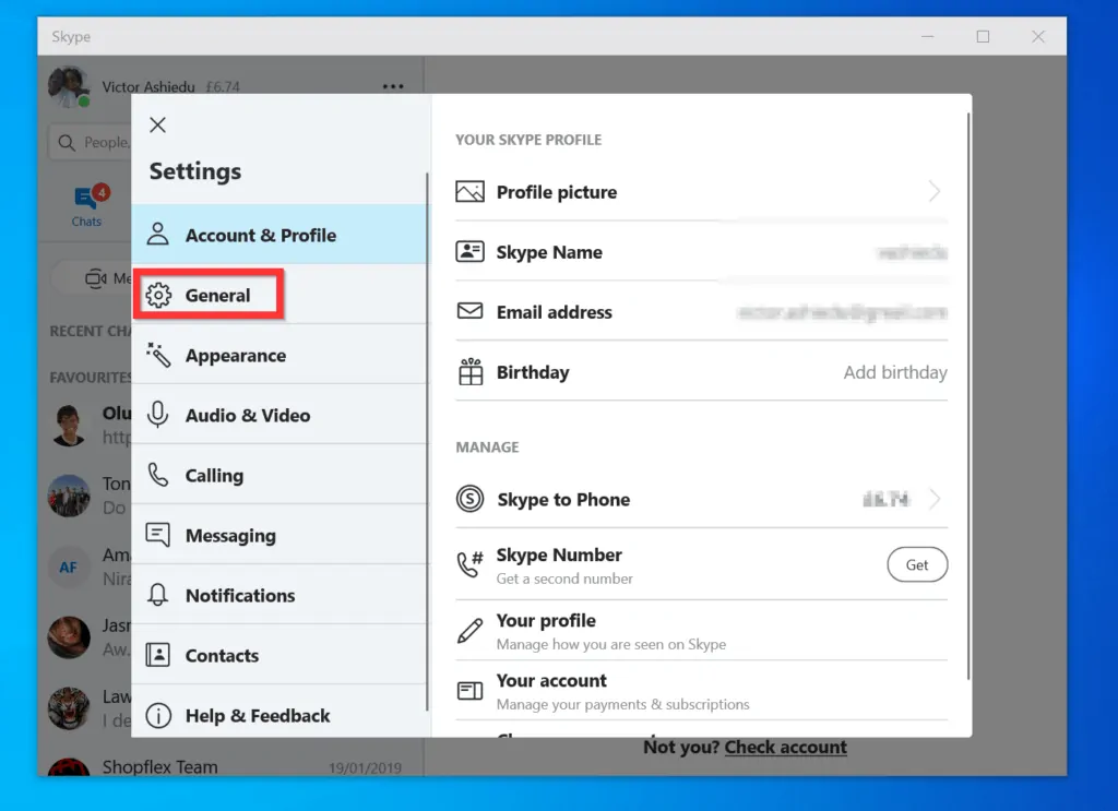 How to Stop Skype from Starting Automatically on Windows 10 -  Step 2: Remove Skype from System Tray and Sign Out 