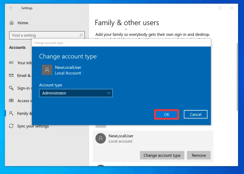 How to Get Administrator Privileges on Windows 10 via Windows Settings