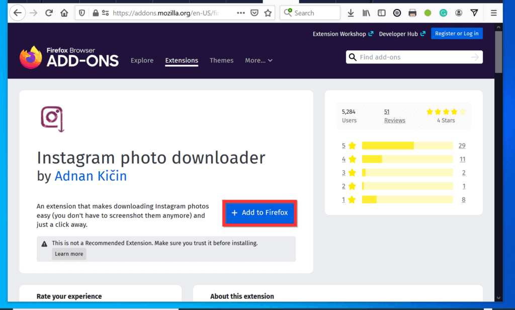 How To Download Instagram Photos On Pc From Chrome Or Firefox
