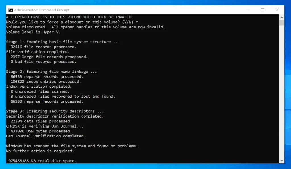 How to Run CHKDSK on Windows 10 (CHKDSK Examples)