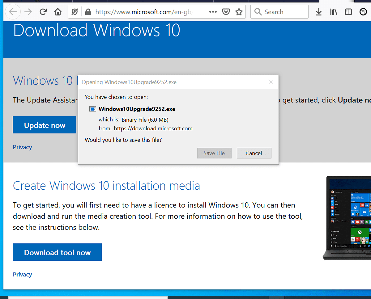 download windows 10 update assistant 20h2