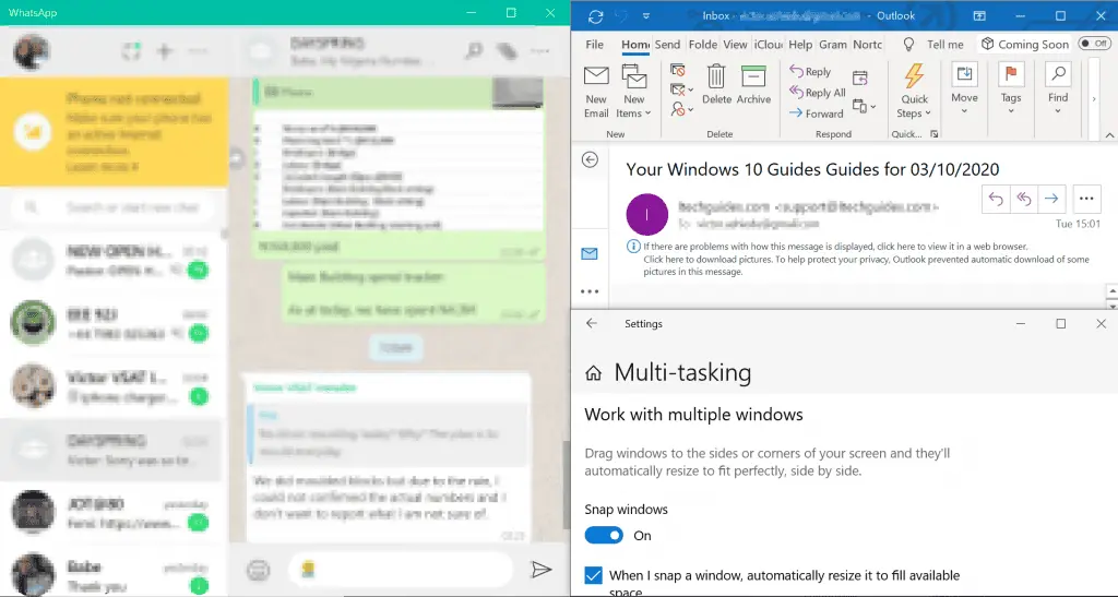 How to Split Screen on Windows 10 into 3 Screens