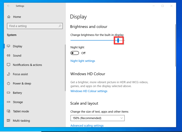 Windows 10 Peningkatan Kontras
