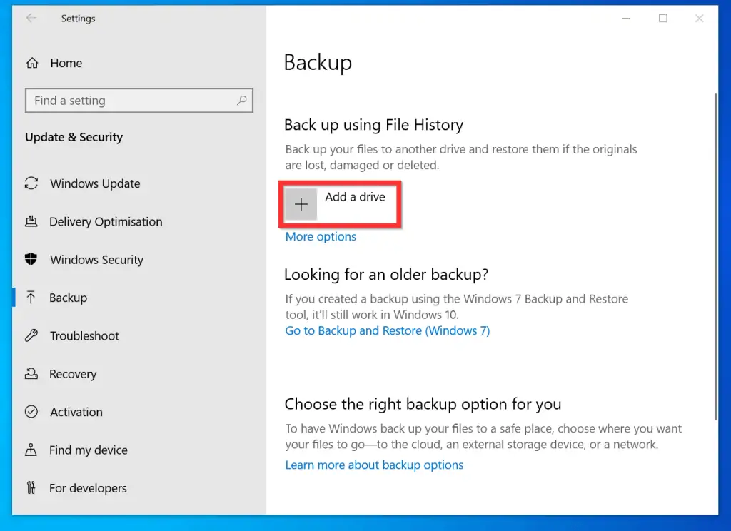 How to Backup Windows 10 to an External Drive