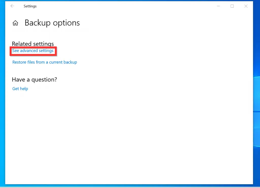 How to Backup Windows 10 to a Network Share