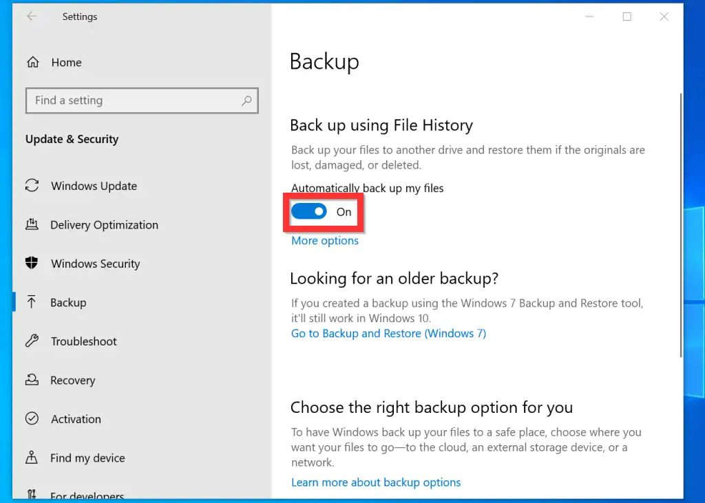 How to Backup Windows 10 to a Network Share