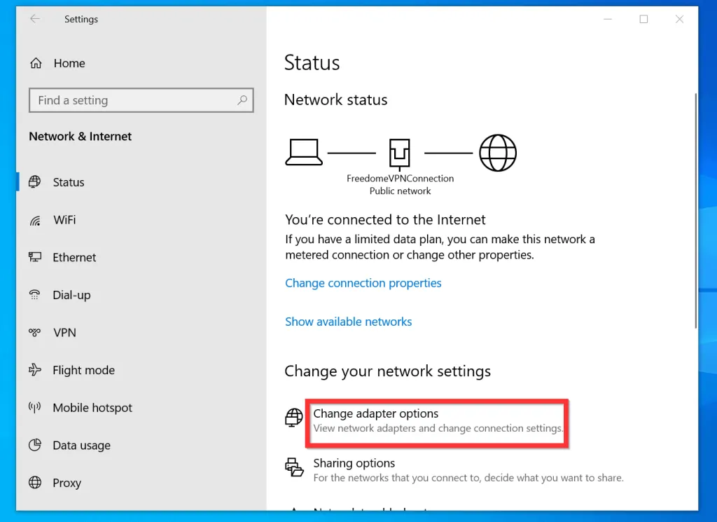 How to Change IP Address on Windows 10 from Adapter Settings