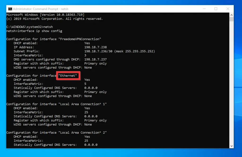 How to Change IP Address on Windows 10 with Command Prompt