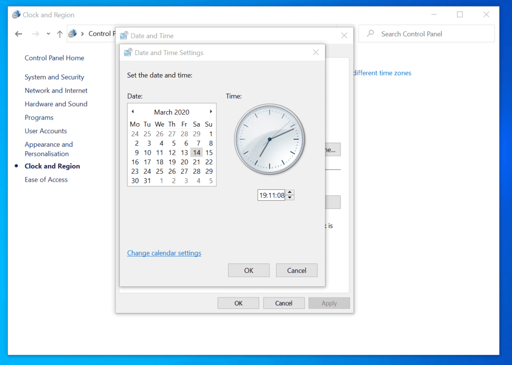 How to change time on windows 10 4 methods itechguides