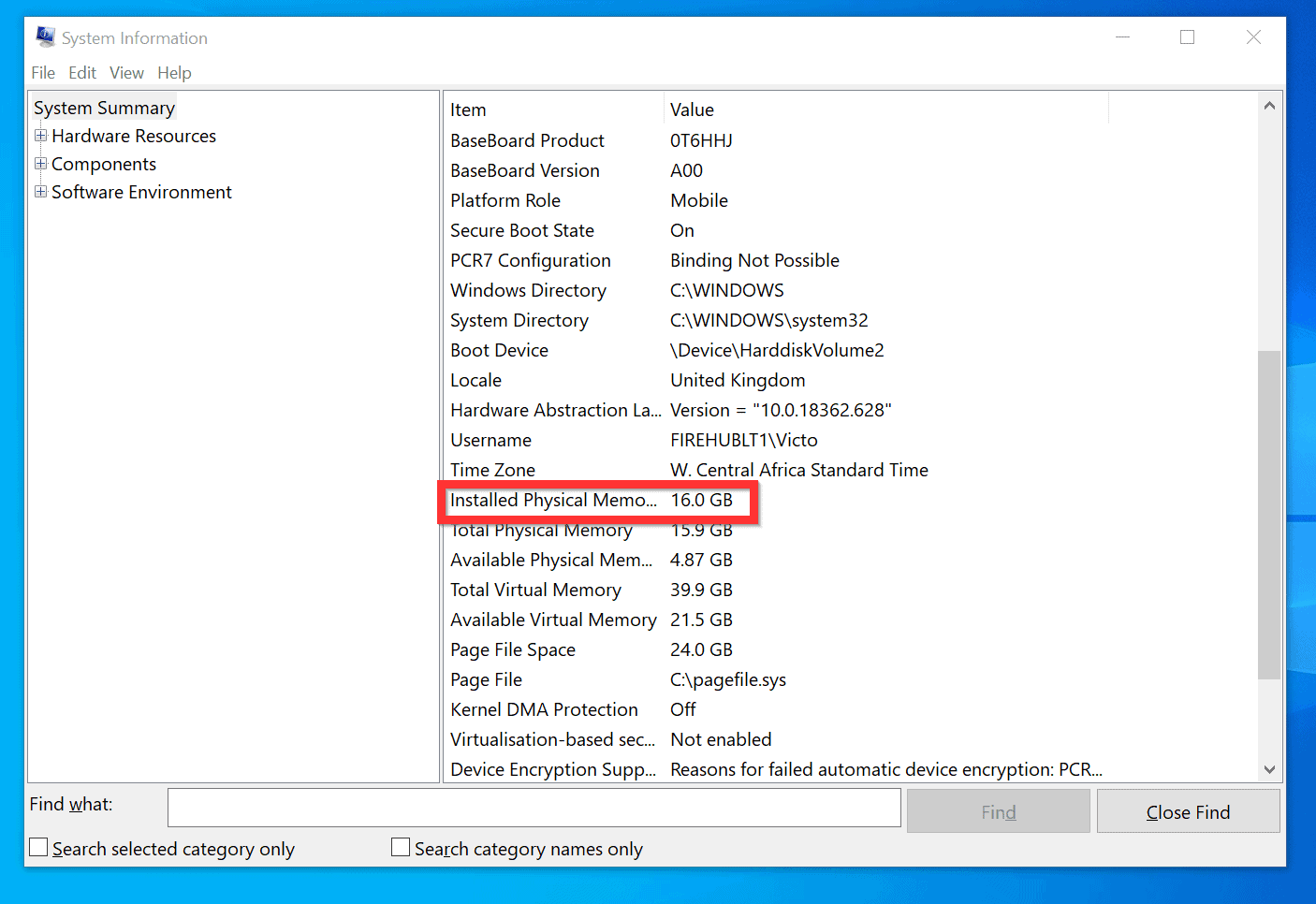 How to Check RAM on Windows 10 (3 Methods) - Itechguides.com