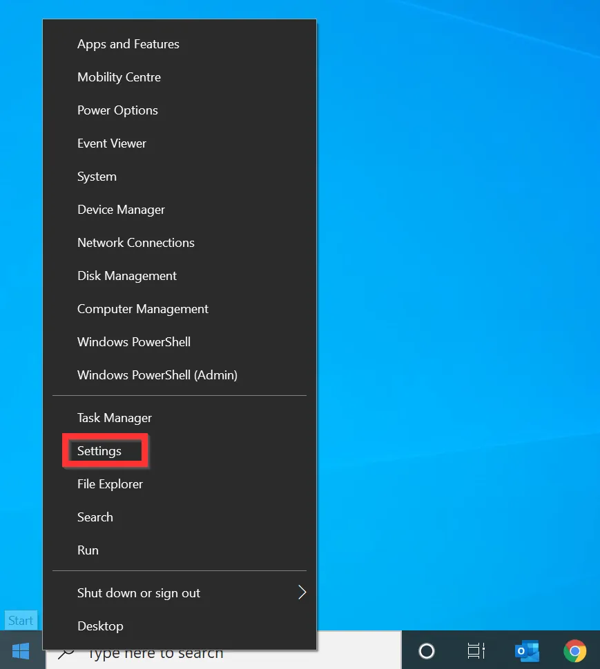 Step 1: to Hibernate Windows 10: Add Hibernate Option to the Start Menu