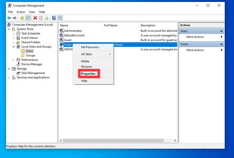 How to Change Account Name on Windows 10 for a Local Account